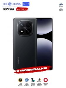 Redmi Note 14 Pro Plus 5G - 12GB RAM - 512GB Storage - PTA Approved - 12 Months Warranty - Black - The Original Bro Mobiles - TOB37